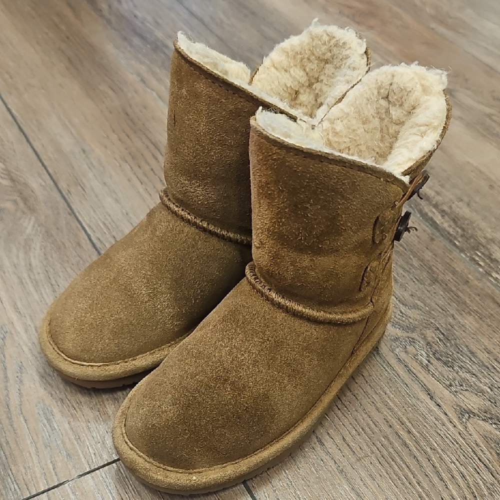 Cozy, Kids, Toddler, Boots, Winter, Sherpa, Bear, Casual, Farm, Play, Cute